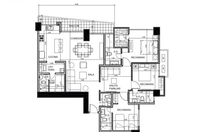 Venta de apartamento en coco del mar, san francisco, panamá