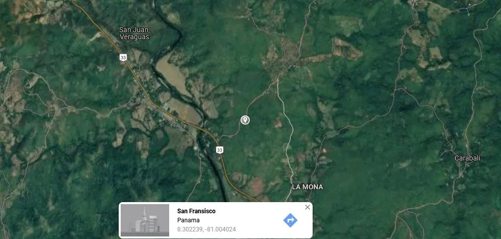 PROPIEDAD EN VENTA EN SANTA FE, VERAGUAS. 39 HECTÁREAS (96,37 ACRES).
