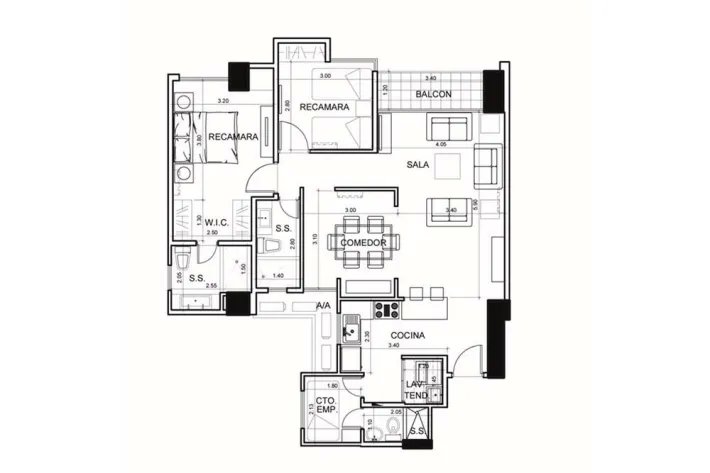 Venta de apartamento en ph next, coco del mar, san francisco, panamá