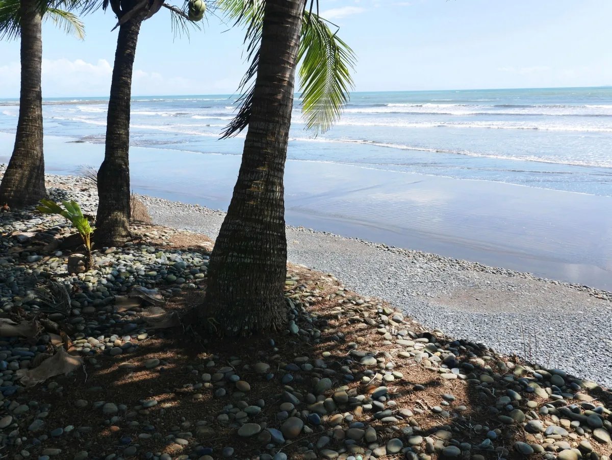 Su casa de playa de lujo en un terreno generoso