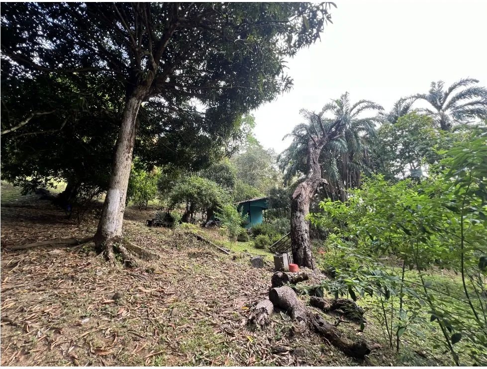 Venta de terreno con casa frente al río pacora, vía hacia san miguel