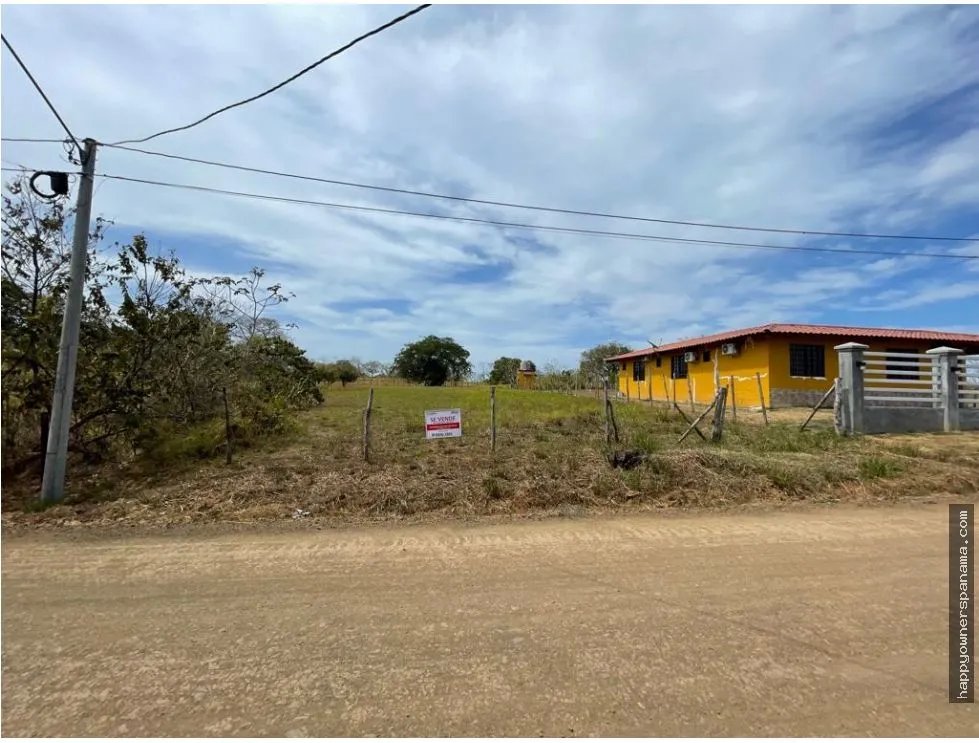 Venta de lote cerca del mar en pedasí, vía playa el toro.