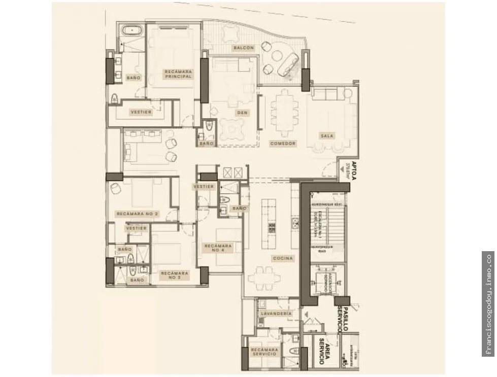 Apartamento en venta ph madero en costa del este