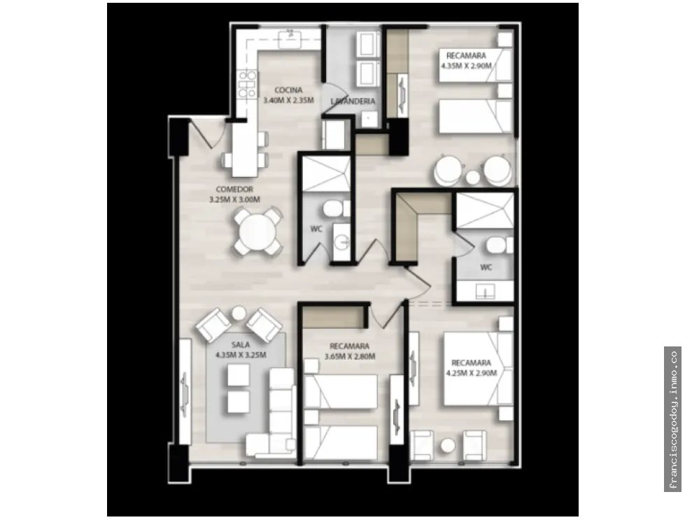 Apartamento nuevo en venta en la cresta