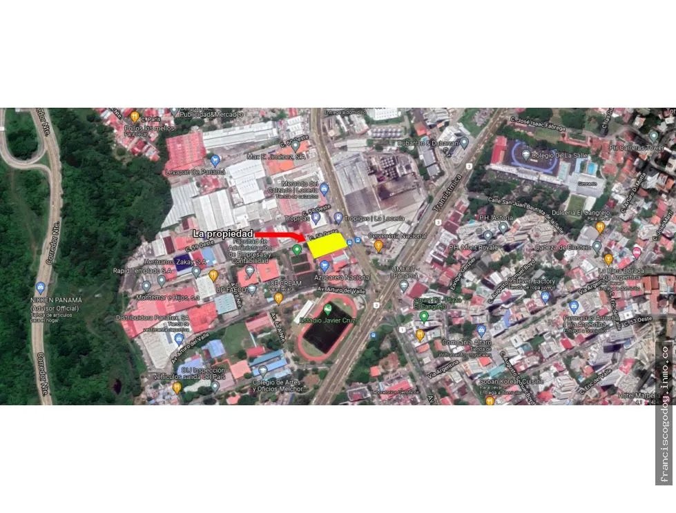 Se vende lote en vía ricardo j. alfaro