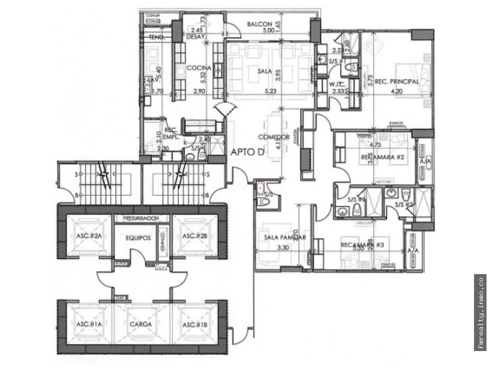 Venta de apartamento en costa del este