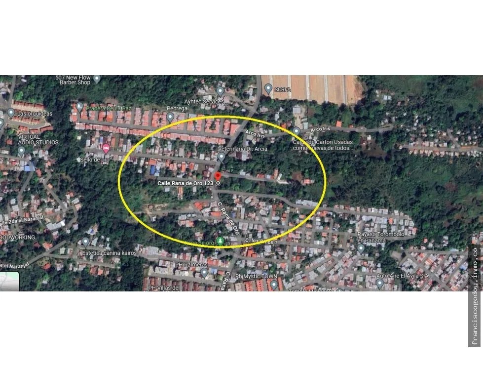 Venta de lote en la rana de oro, pedregal - panamá