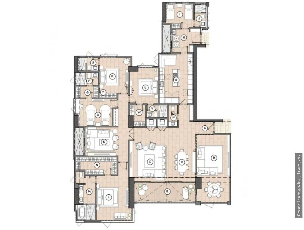 Apartamento en venta santa maría, panamá