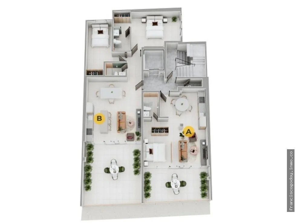 Apartamento en venta santa ana
