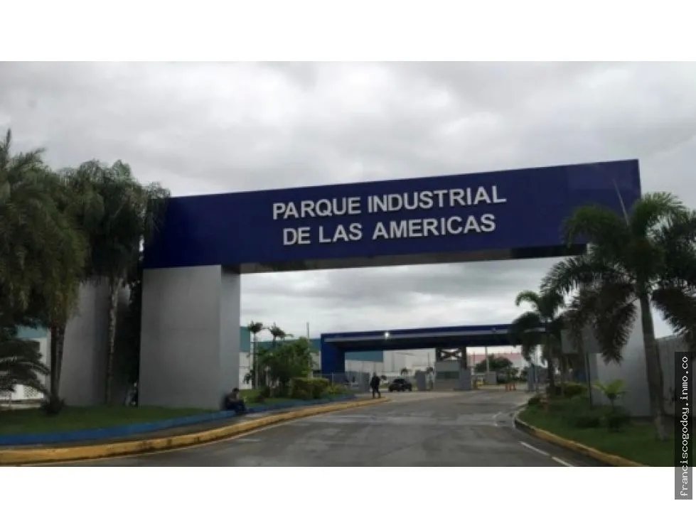Se vende terreno en parque industrial de las américas
