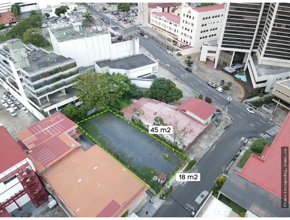Venta de terreno en área bancaria, obarrio