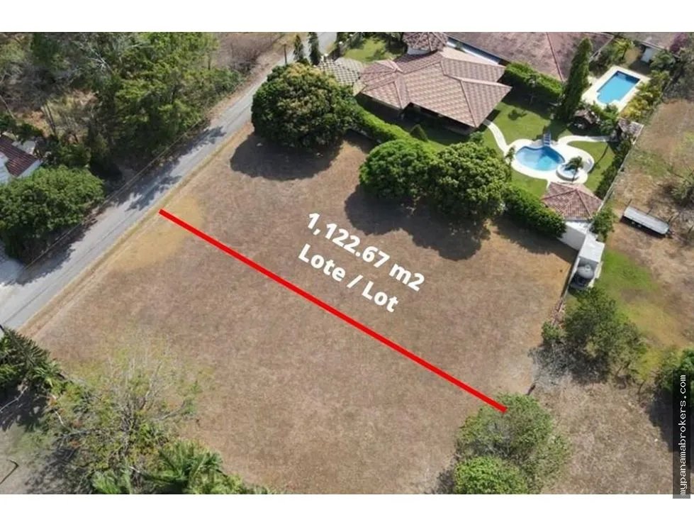 Se vende lote en club de golf, coronado, chame