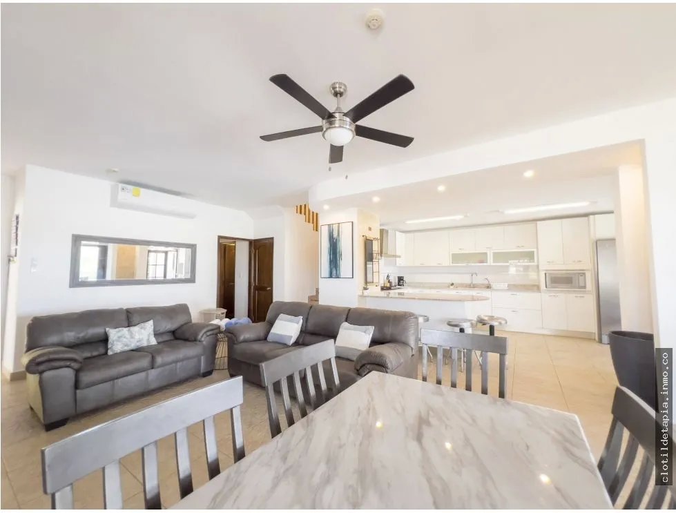 Se vende dúplex frente al mar en playa blanca, río hato