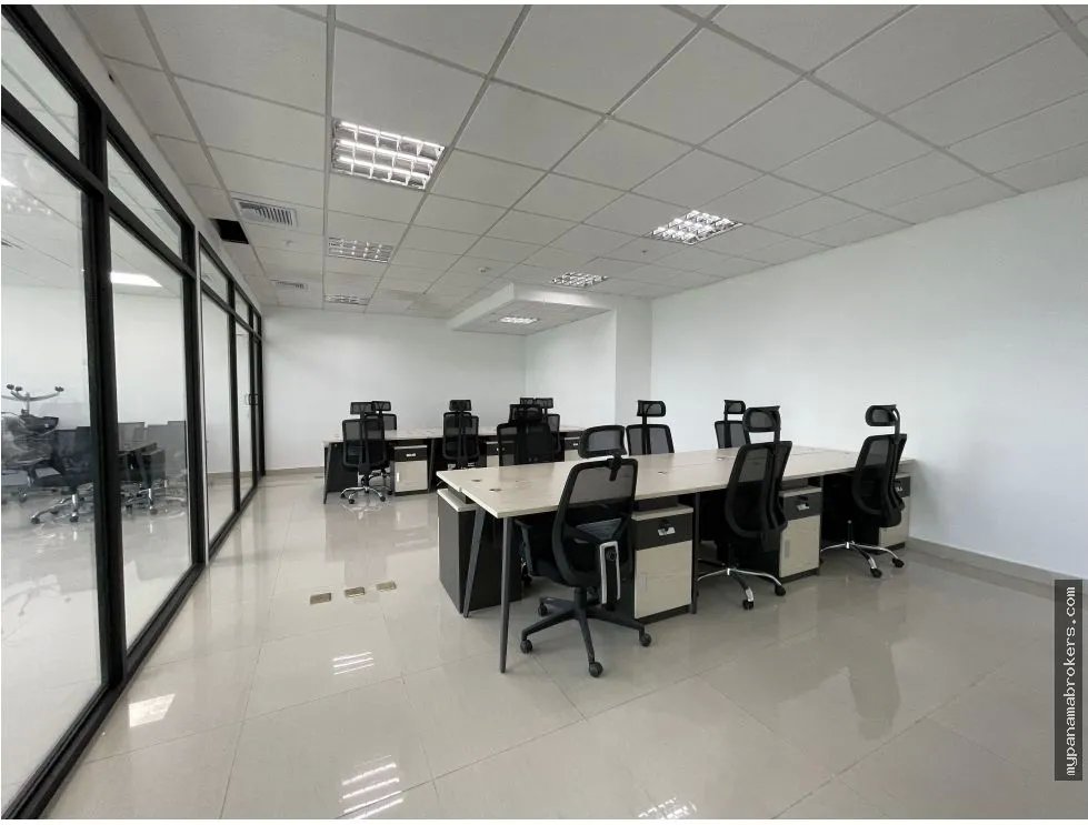 Alquiler de oficinas amobladas en financial park, costa del este
