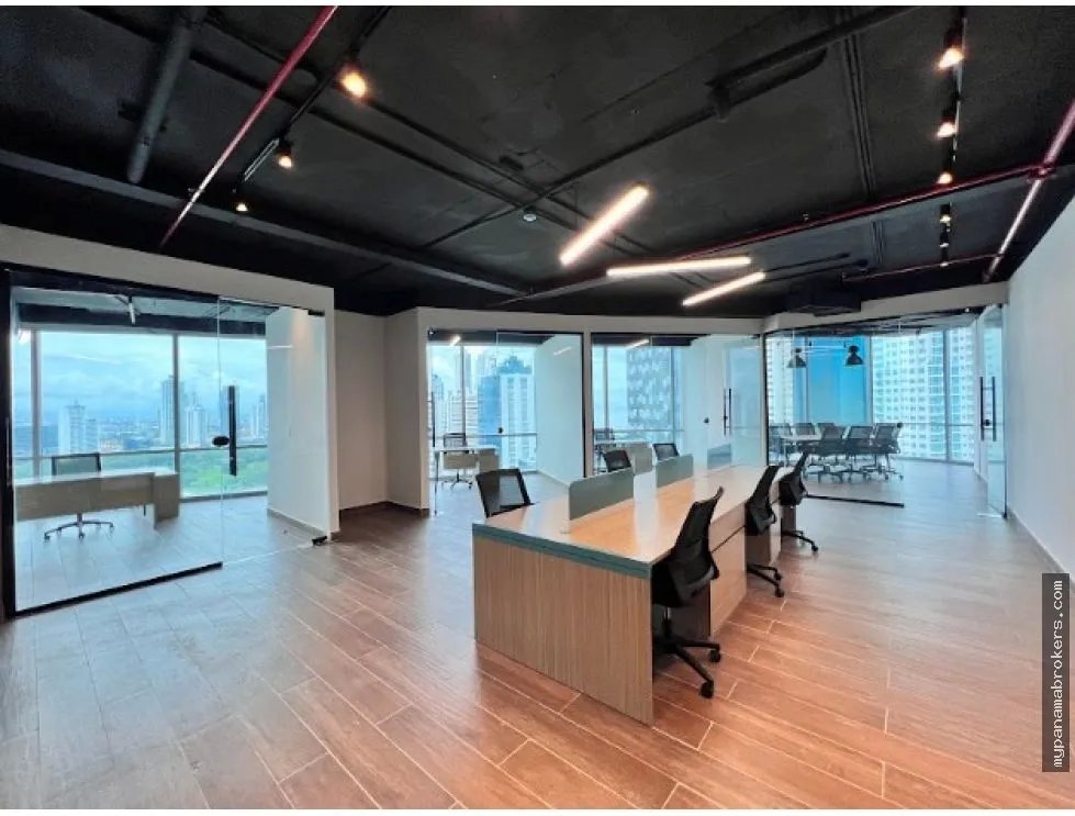 Alquiler de oficinas amobladas en financial park, costa del este