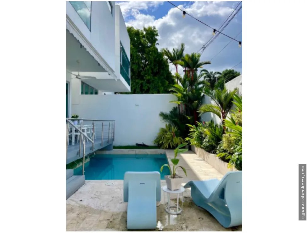 Alquiler de casa amoblado en altos de golf, san francisco, panamá