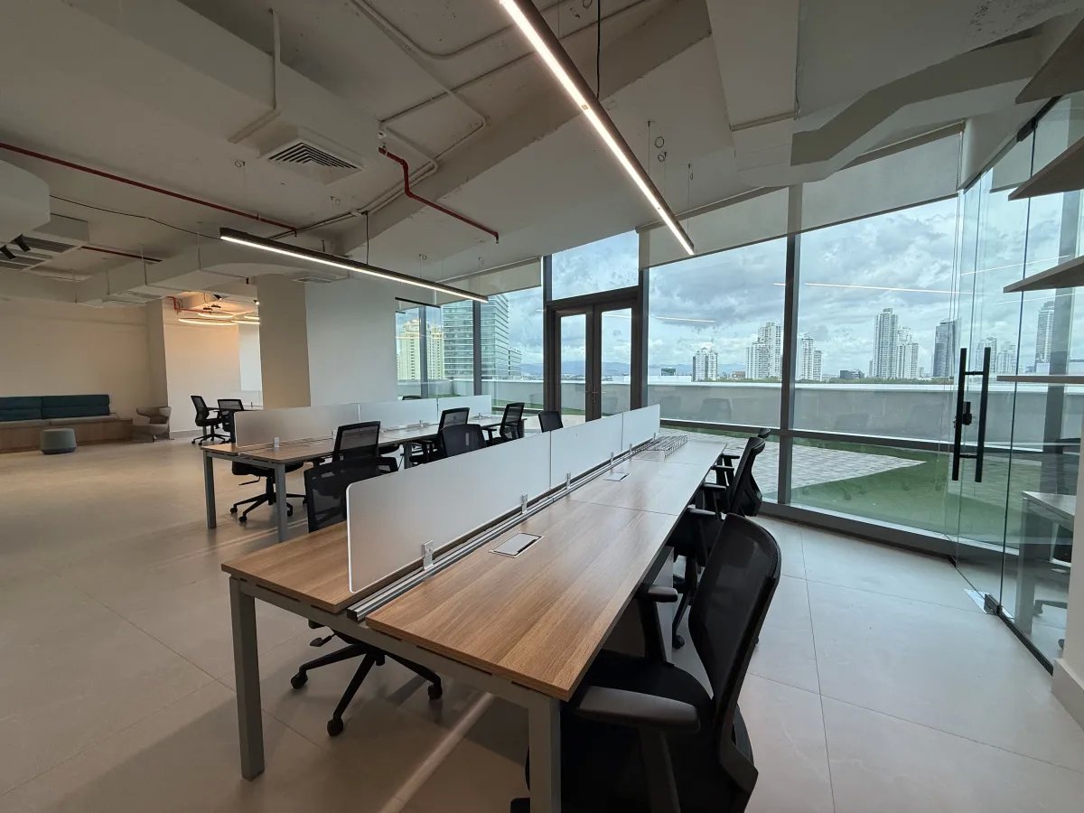 Espectacular Oficina de 258m² con Terraza en Financial Park, Costa del Este  Amoblada