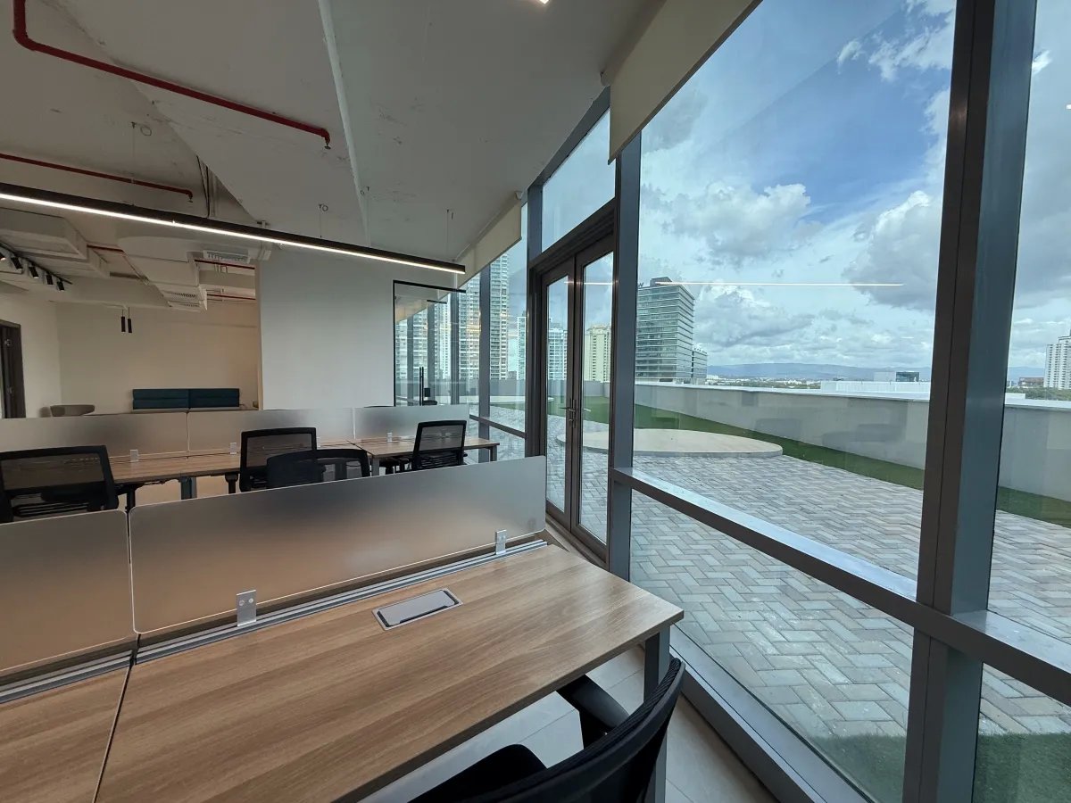 Espectacular Oficina de 258m² con Terraza en Financial Park, Costa del Este  Amoblada