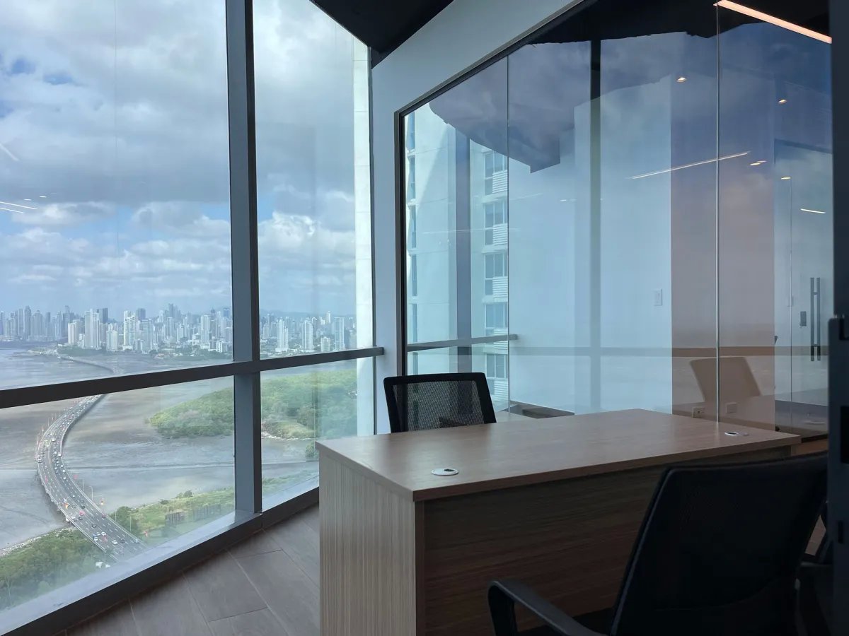 Oficina Amoblada de 138m² en Financial Park, Costa del Este  Corporativa Premium
