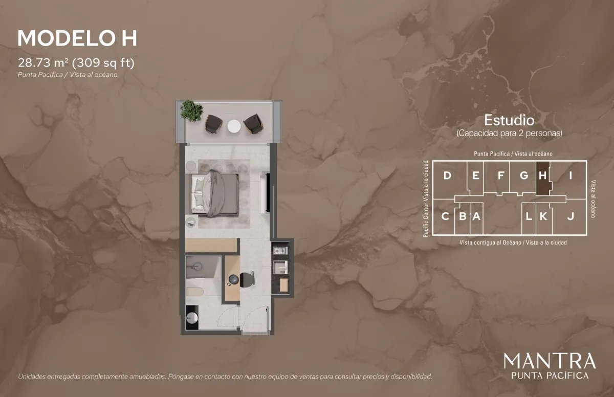 Mantra Punta Pacífica: Exclusivo Studio con Vista al Mar