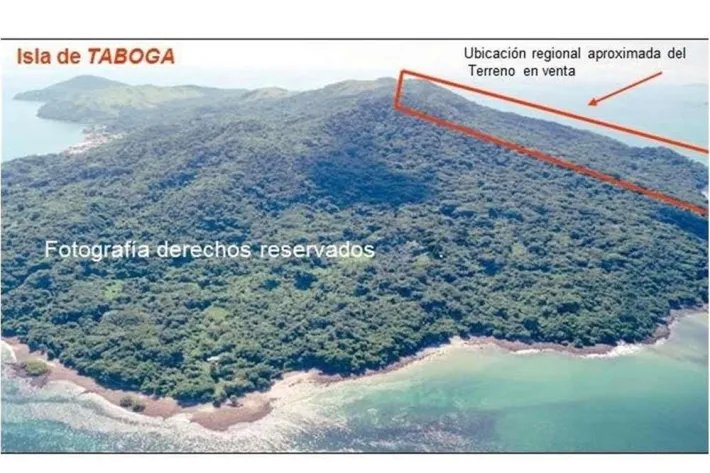 Land for sale in Isla Taboga, Gulf of Panama
