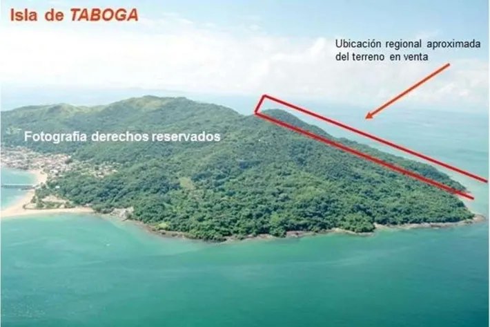 Land for sale in Isla Taboga, Gulf of Panama