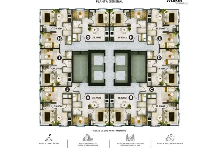 Apartments for sale in Balboa Avenue, Panama
